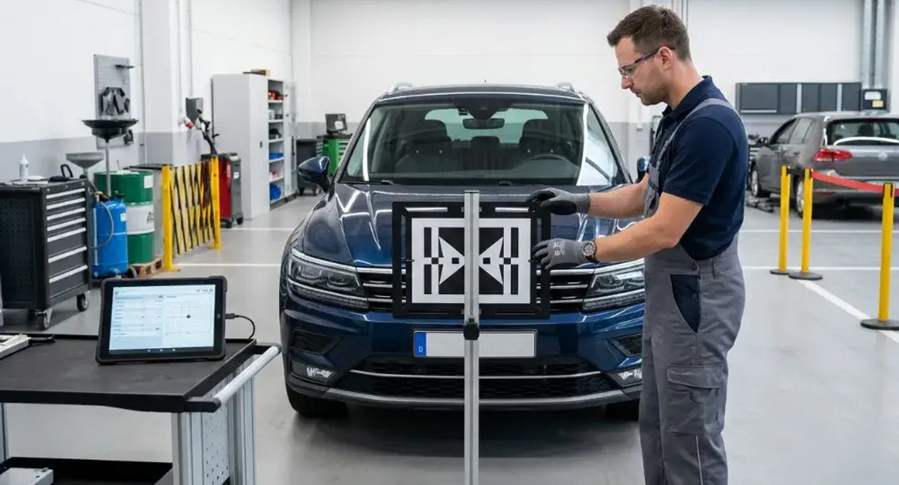 ADAS sensor recalibration service