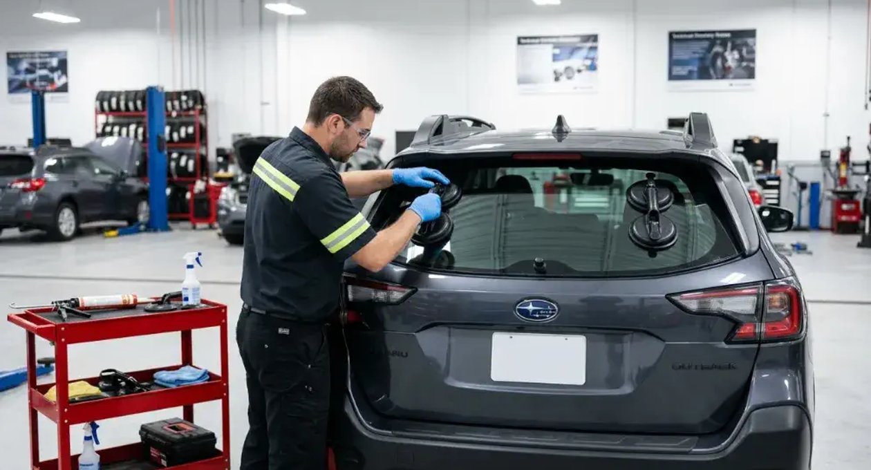 Professional windshield install by LaPlace Glass Works