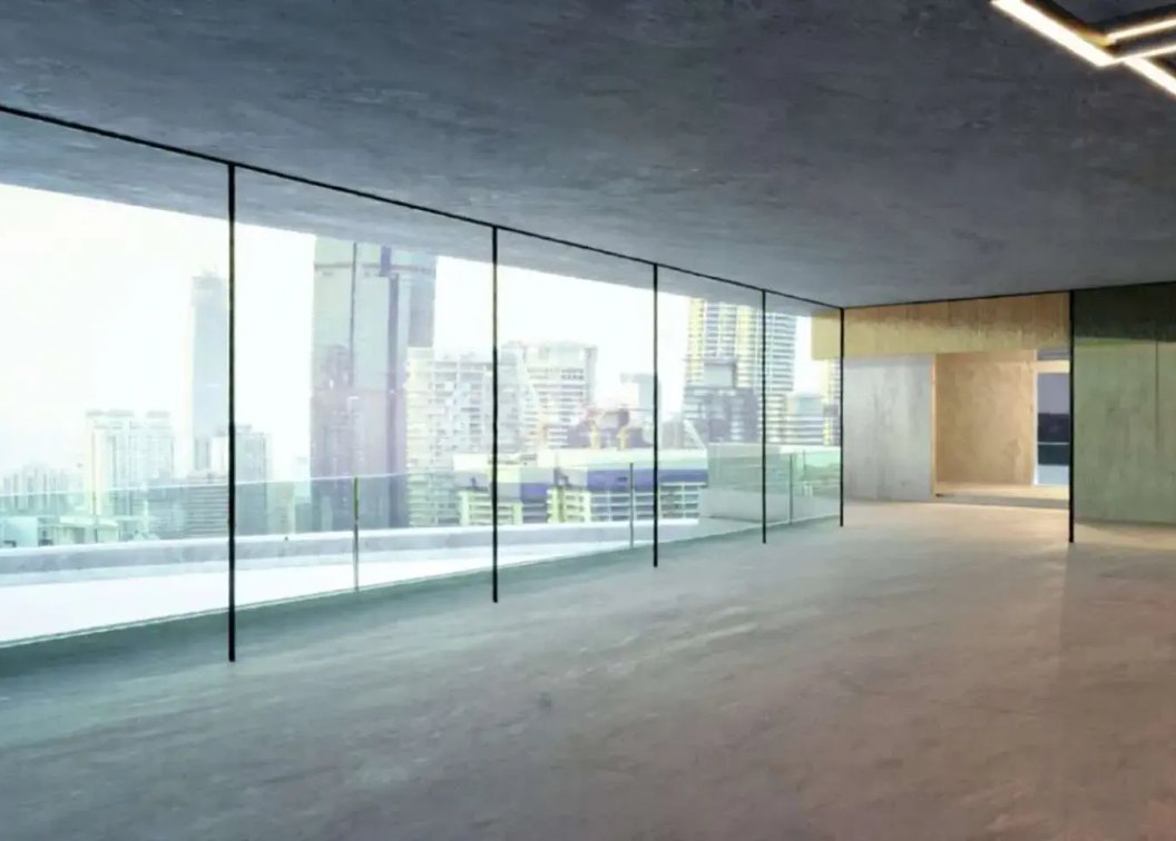 commercial glass entry door installation