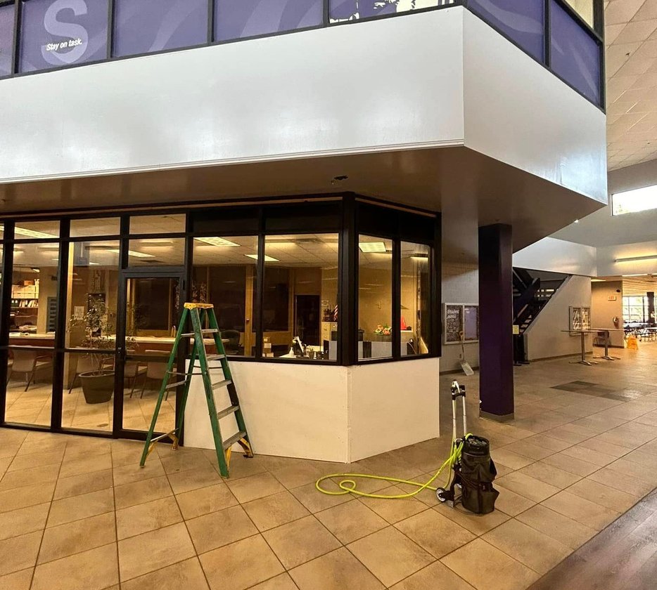 Business glass project by LaPlace Glass Works