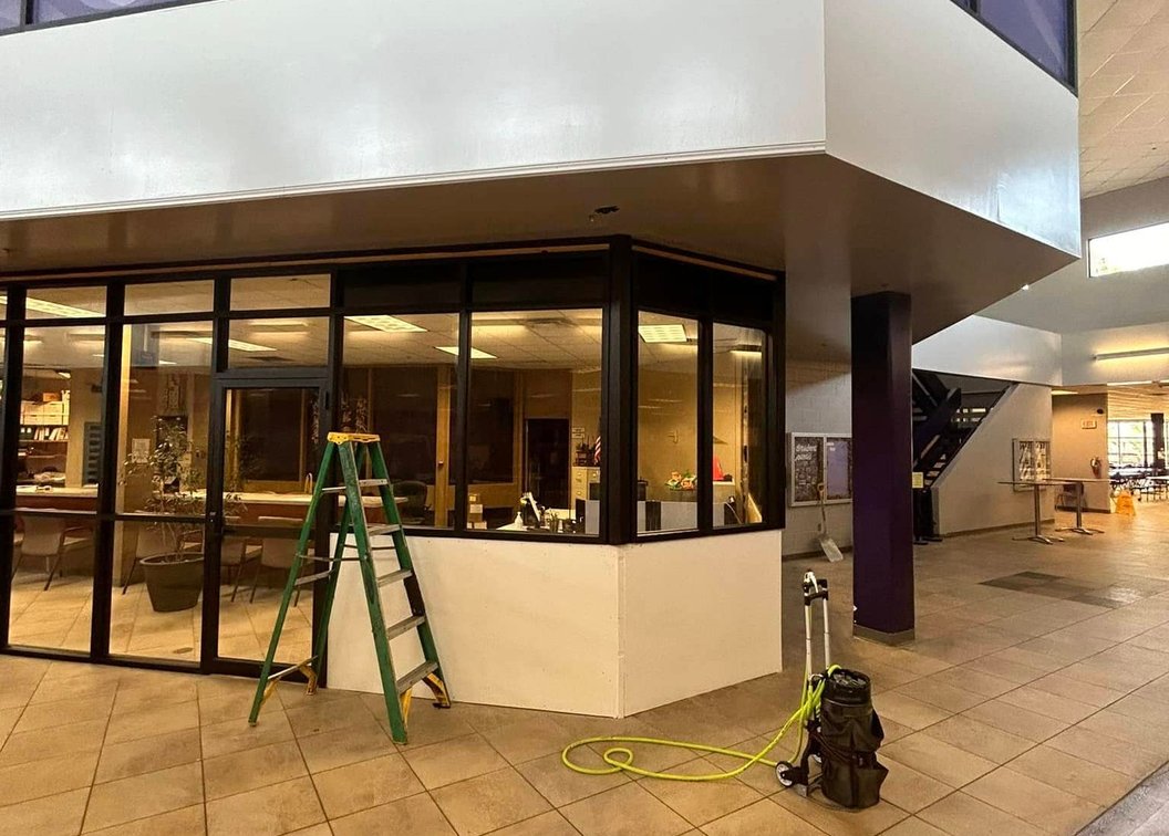 Business glass project by LaPlace Glass Works