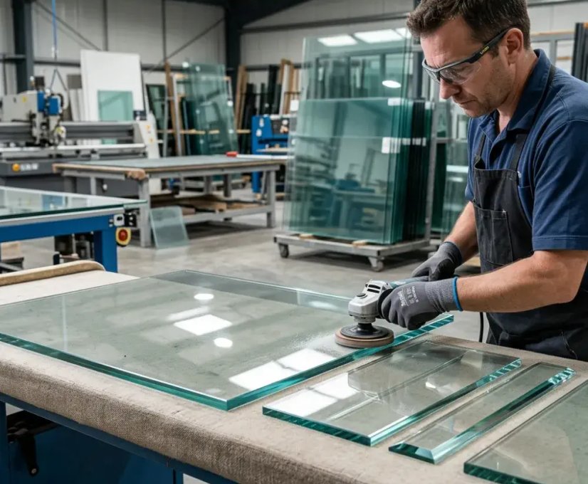 industrial door glass repair