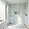 Professional glass shower door installation