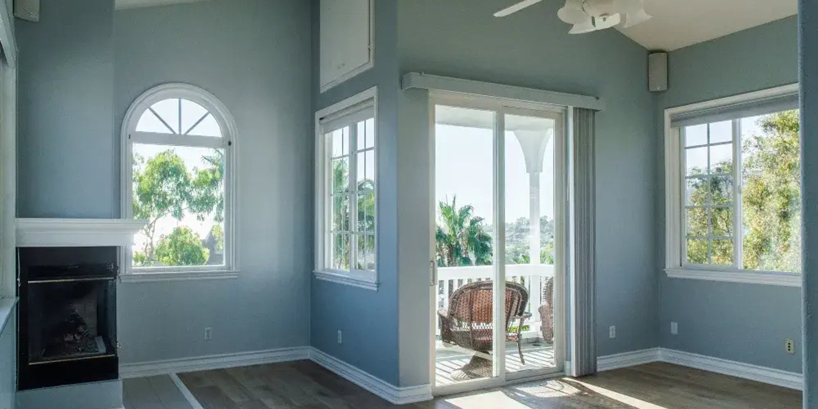 Replacement window installed in a home